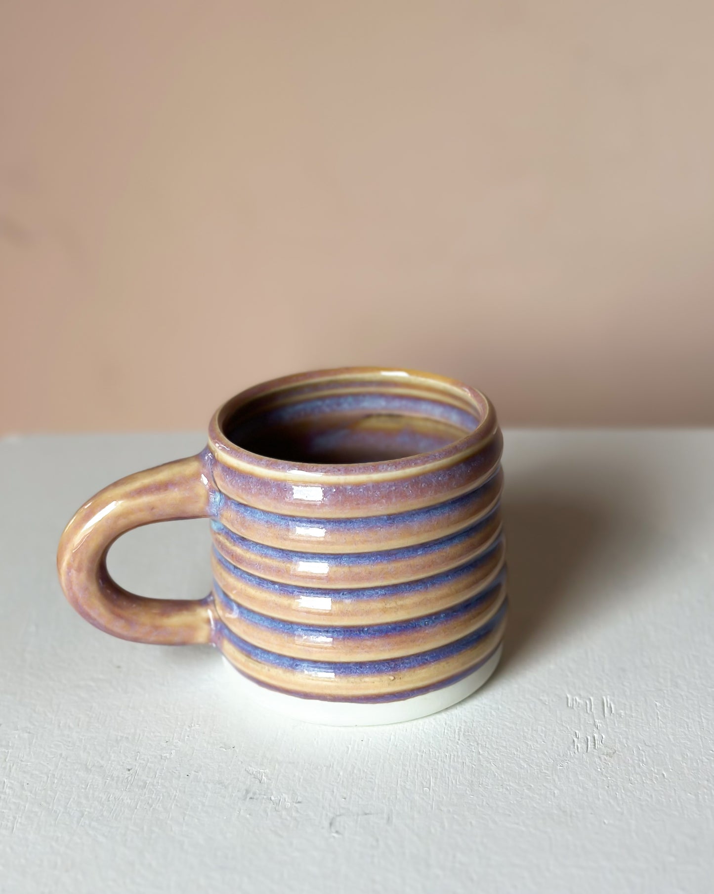 Sunset bubble mug & saucer (3)