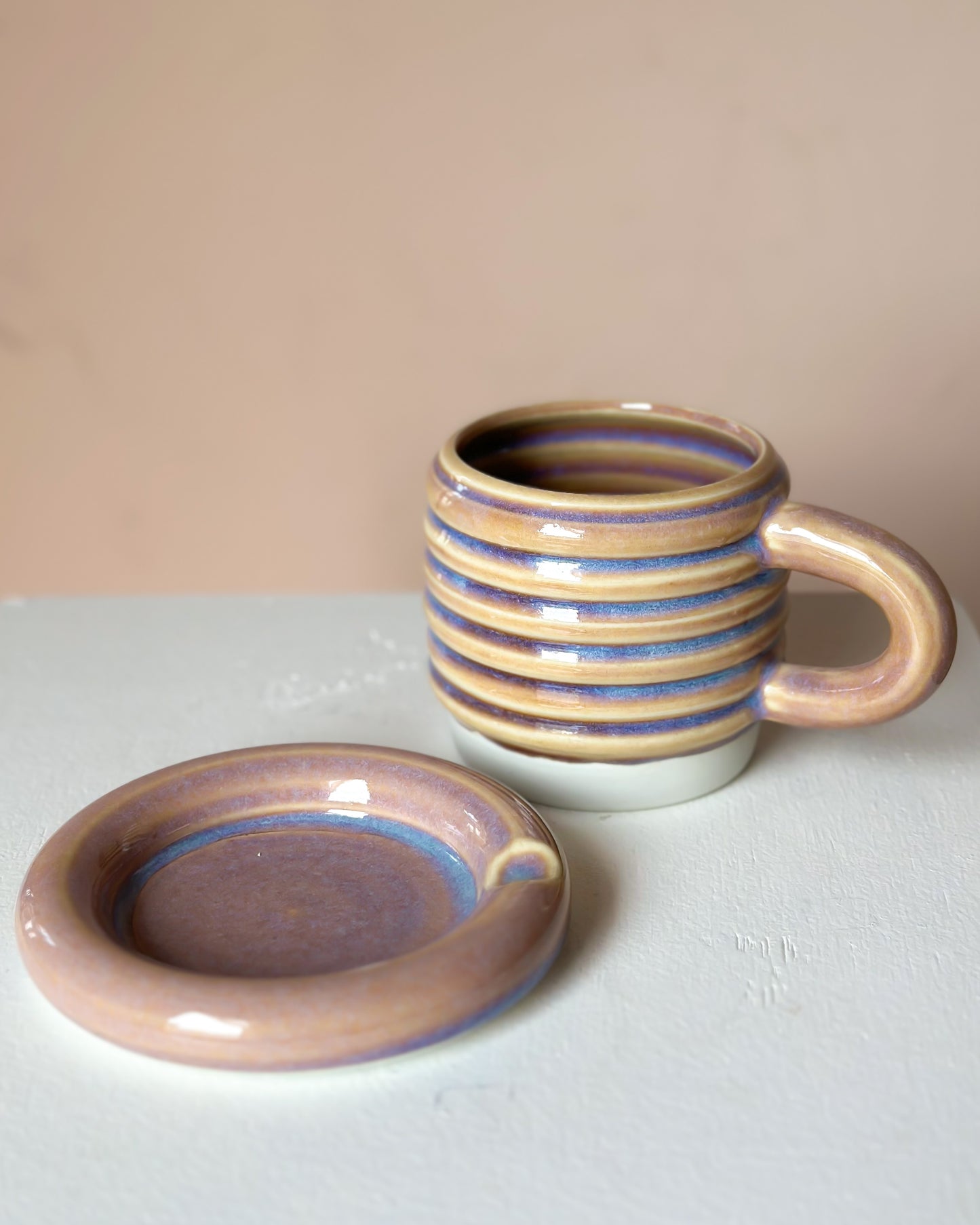 Sunset bubble mug & saucer (5)
