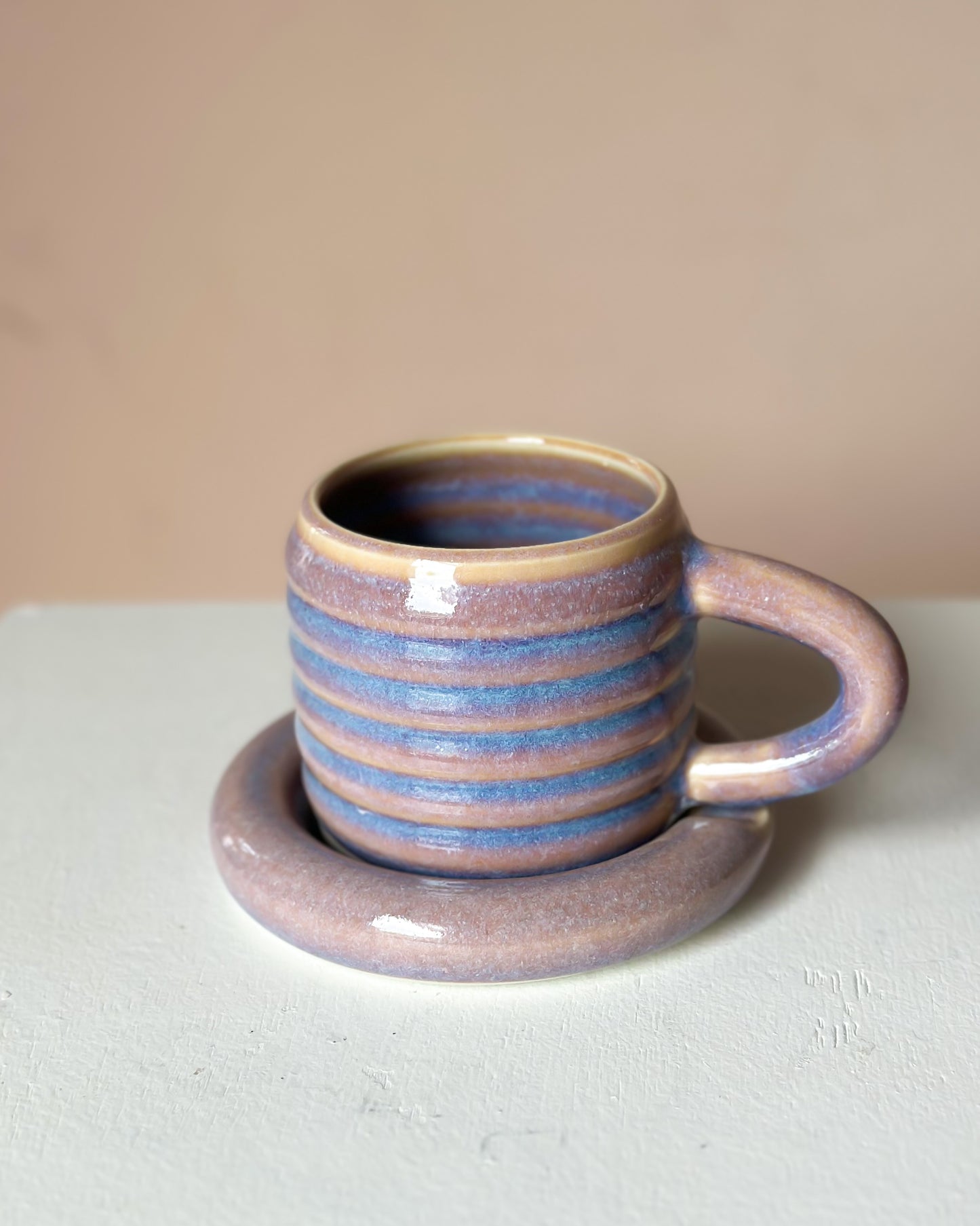 Sunset bubble mug & saucer (11)
