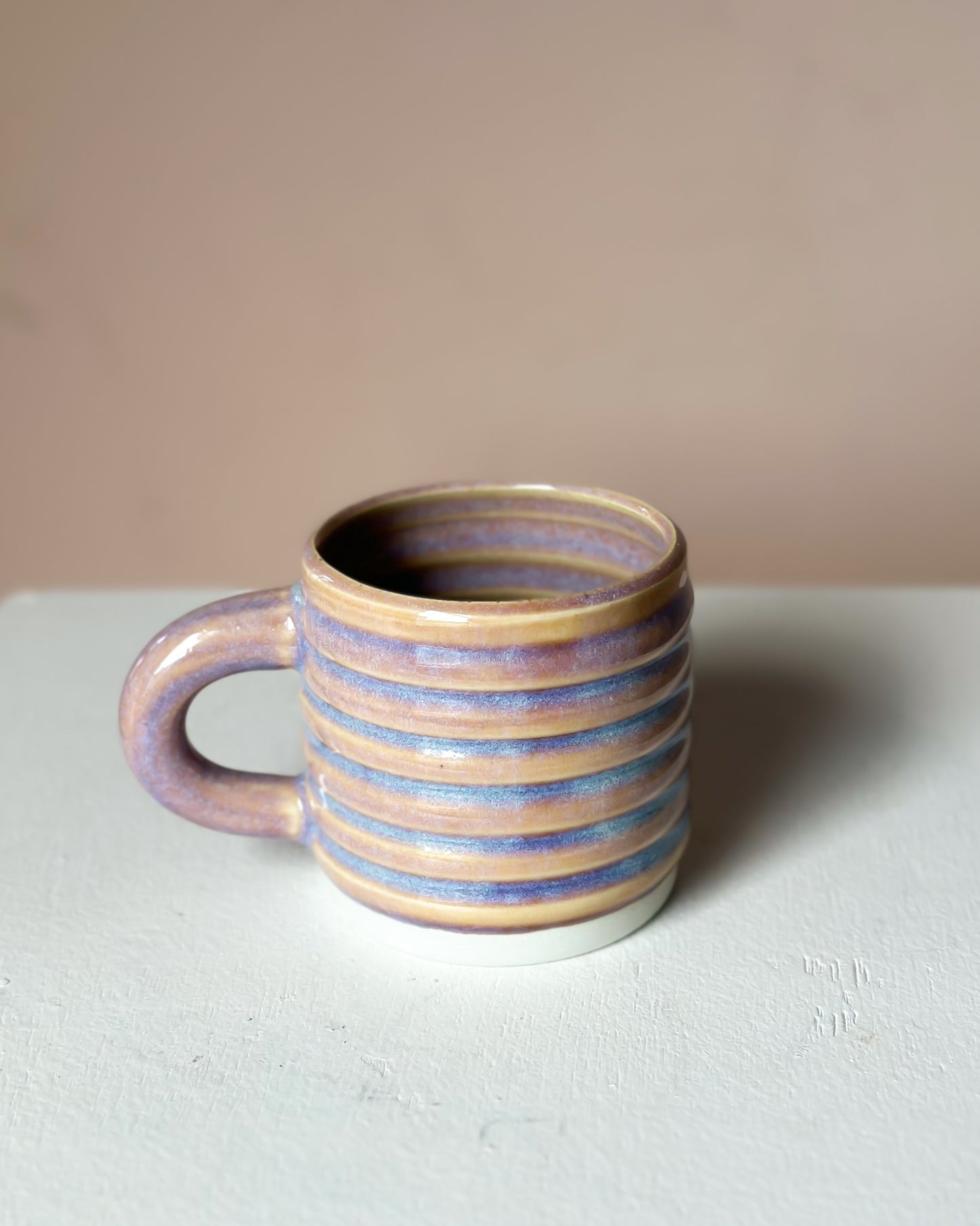 Sunset bubble mug & saucer (16)