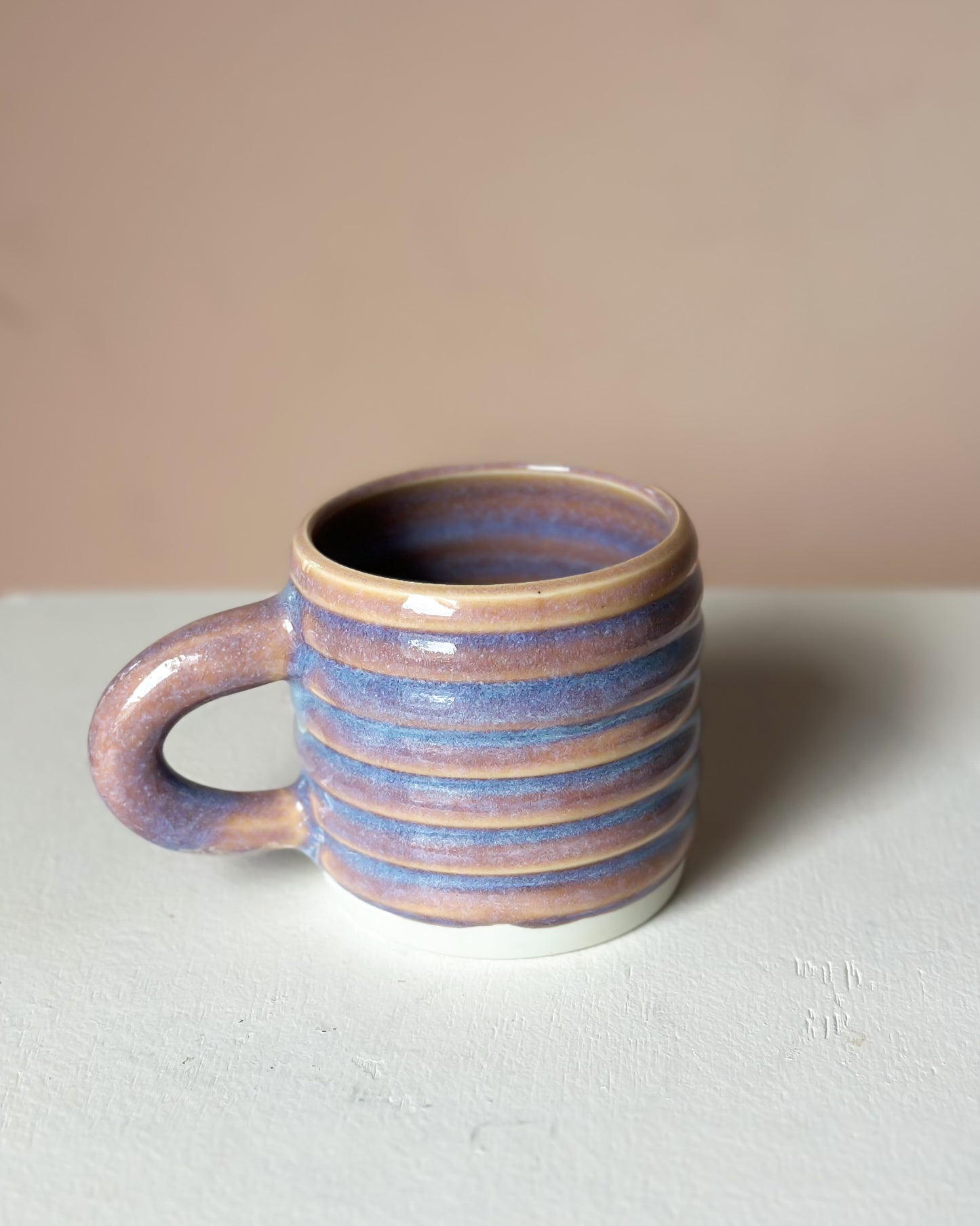 Sunset bubble mug & saucer (17)