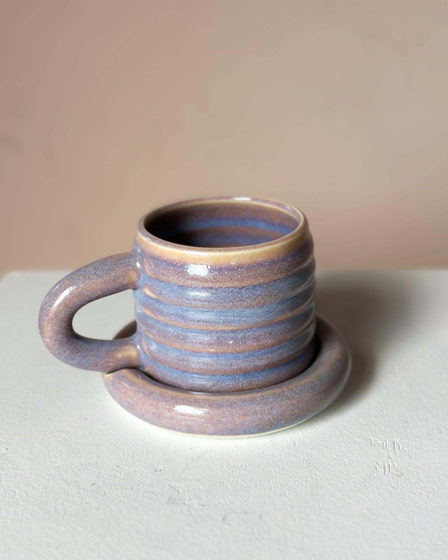 Sunset bubble mug & saucer (18)