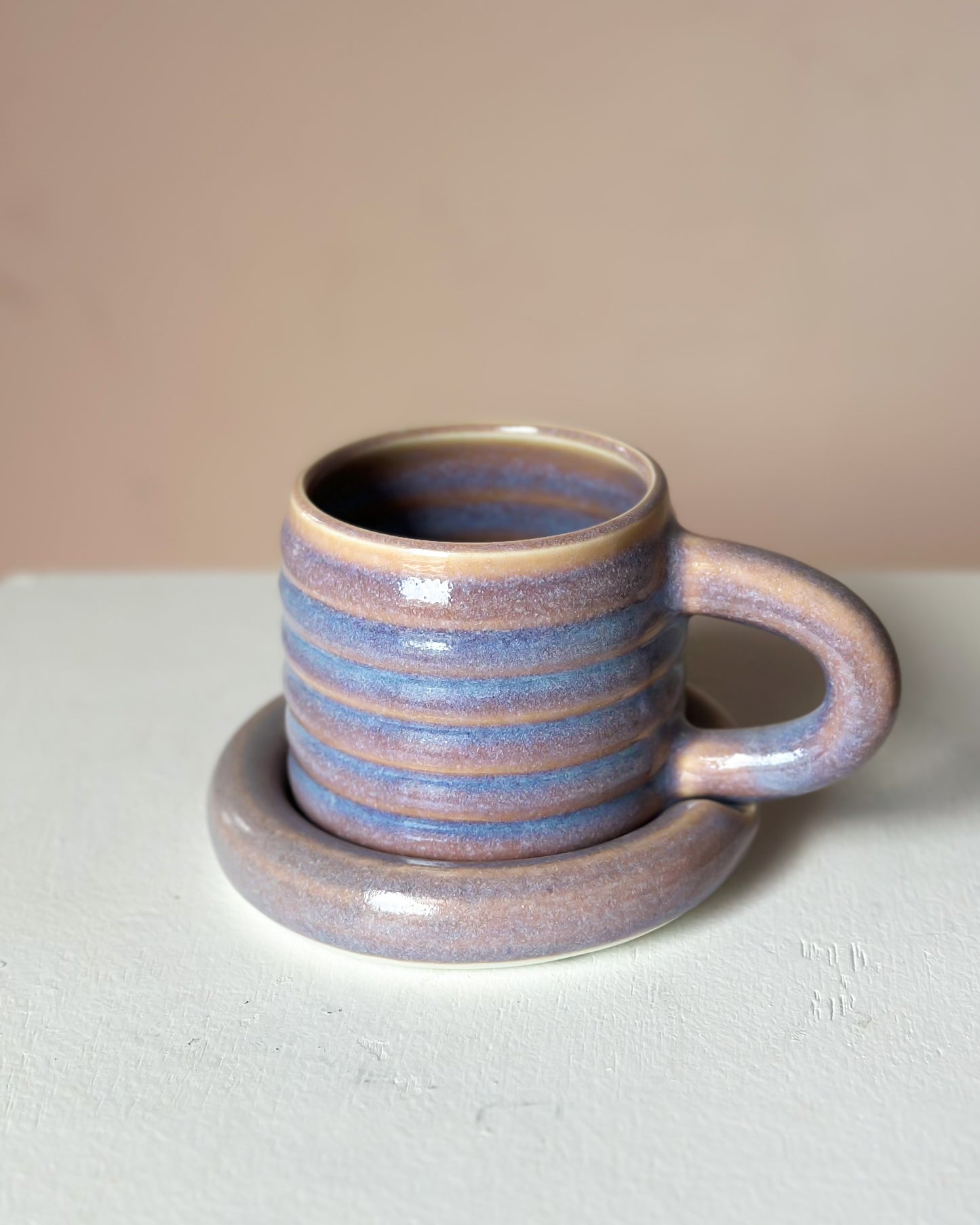 Sunset bubble mug & saucer (18)