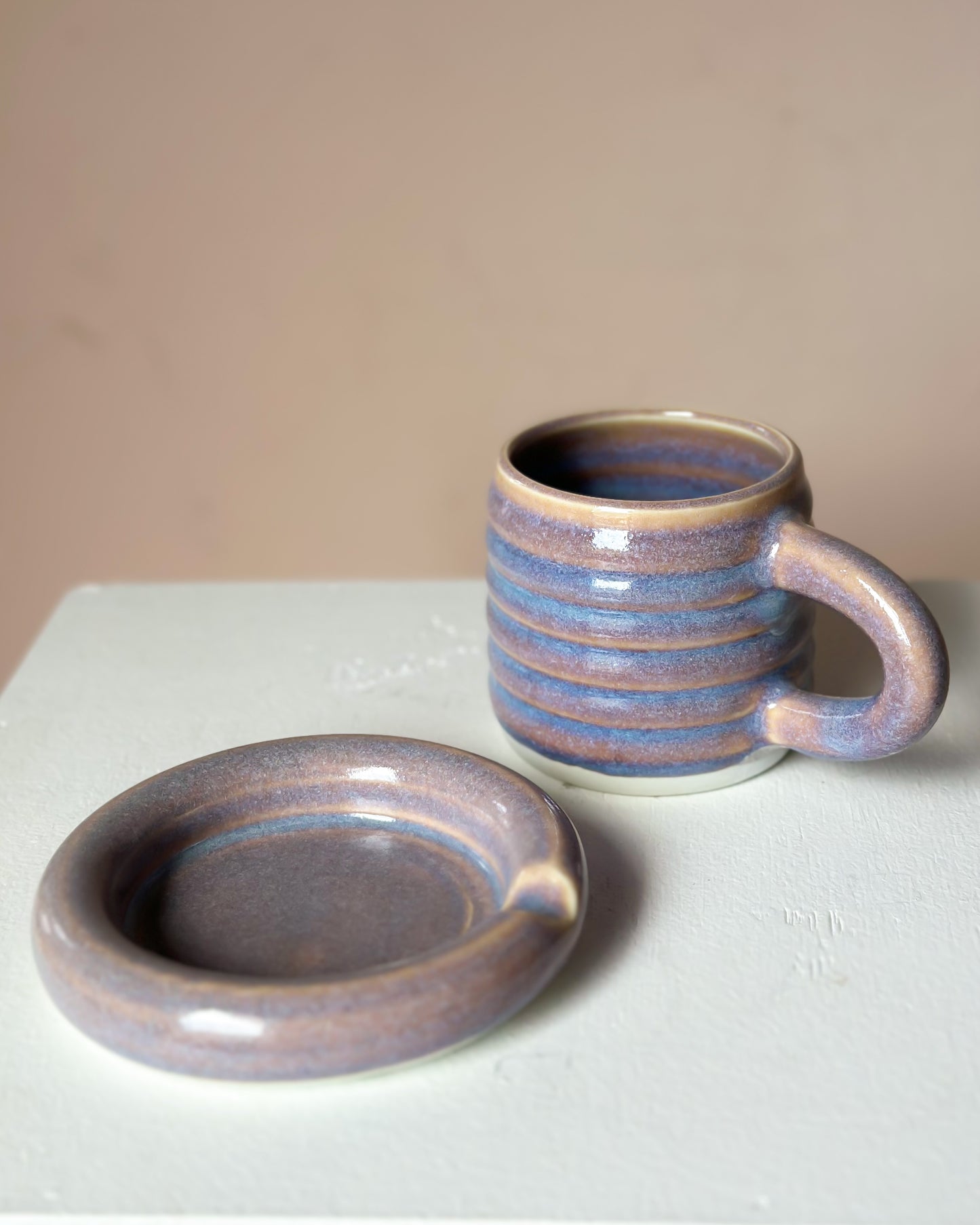 Sunset bubble mug & saucer (18)