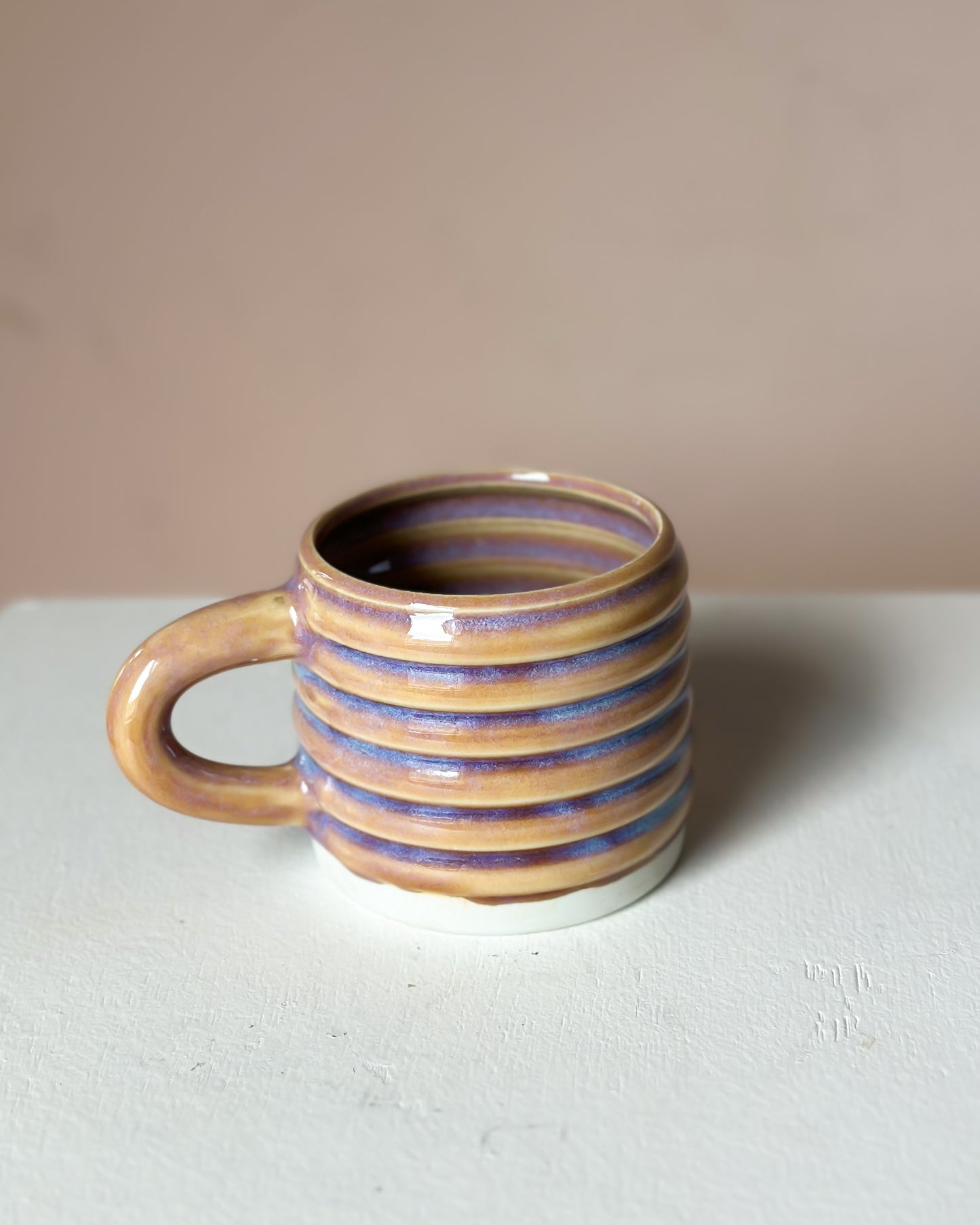 Sunset bubble mug & saucer (22)