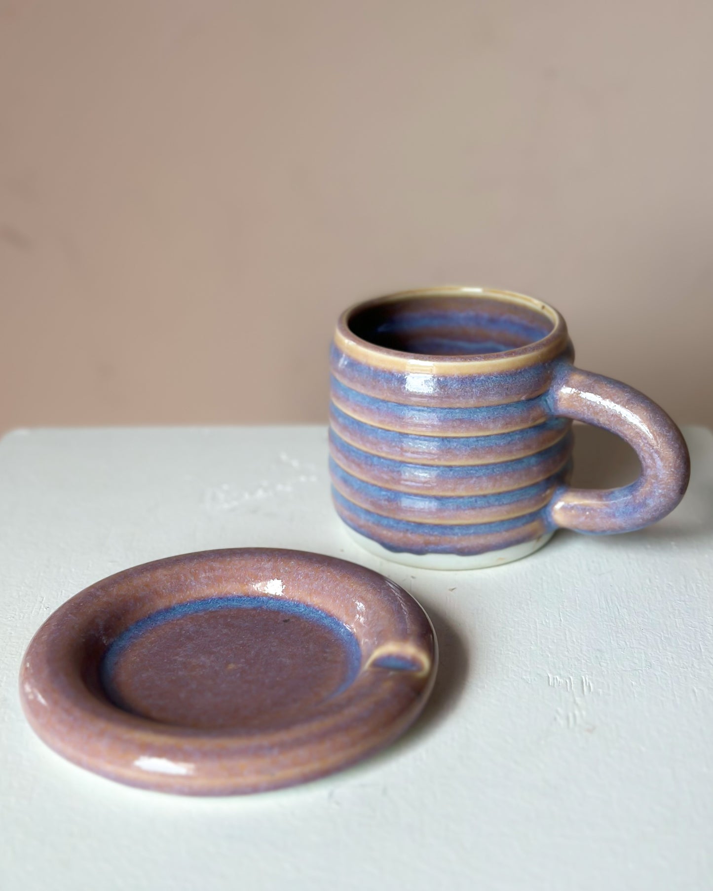 Sunset bubble mug & saucer (27)