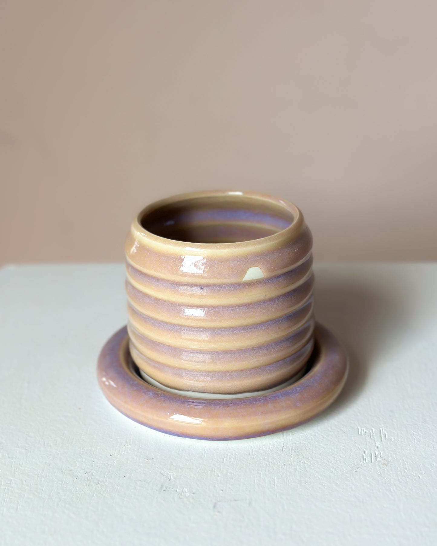 Sunset bubble mug & saucer (28)