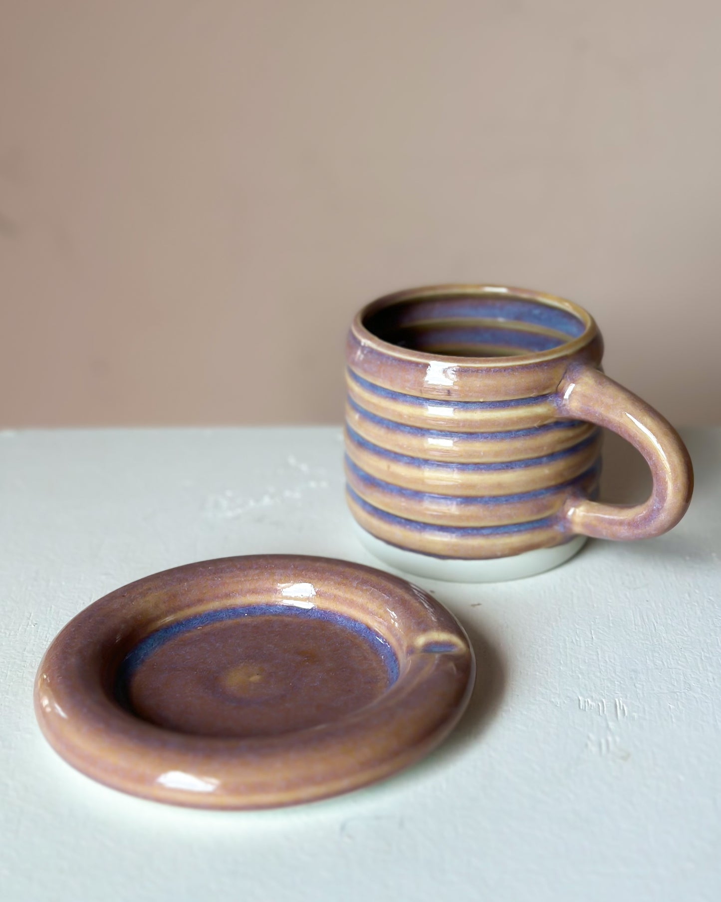 Sunset bubble mug & saucer (29)