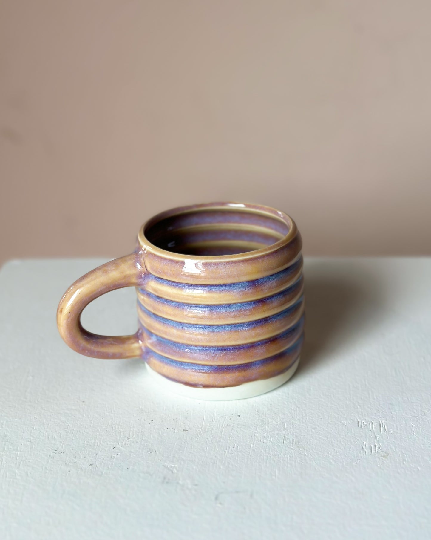 Sunset bubble mug & saucer (29)