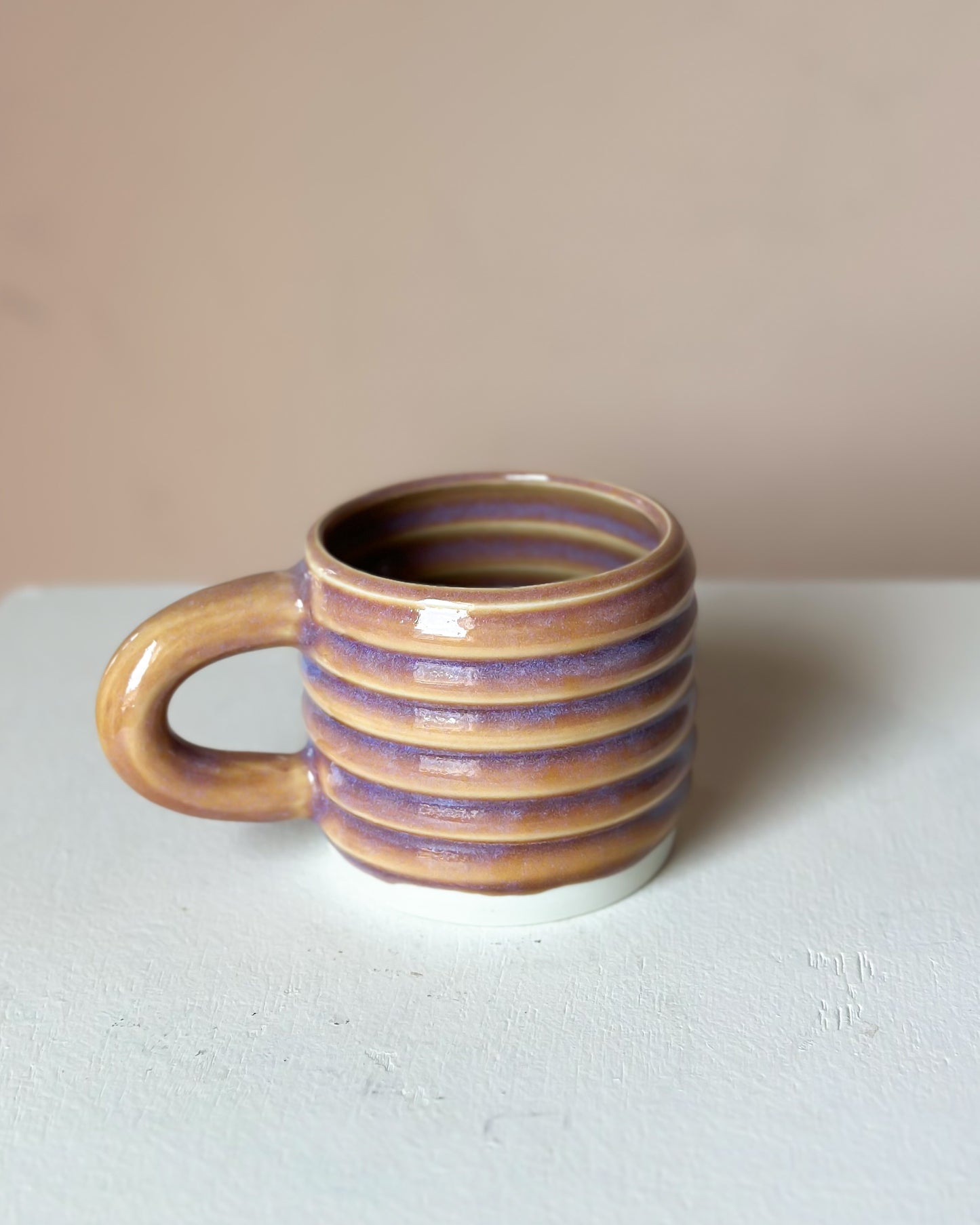 Sunset bubble mug & saucer (30)