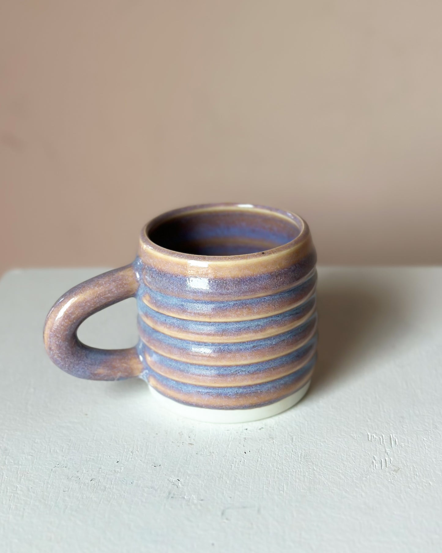 Sunset bubble mug & saucer (34)