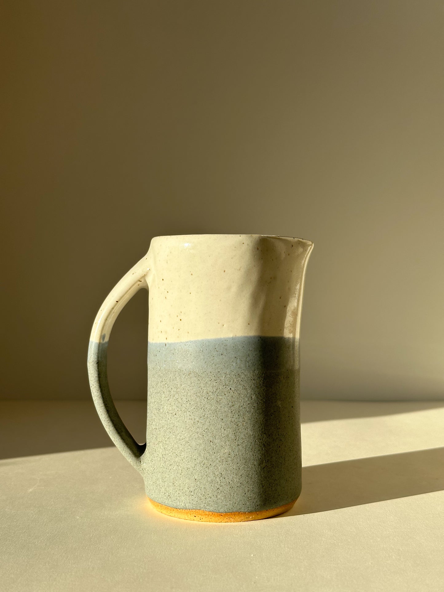 Small Cloudy Seaside Pitcher