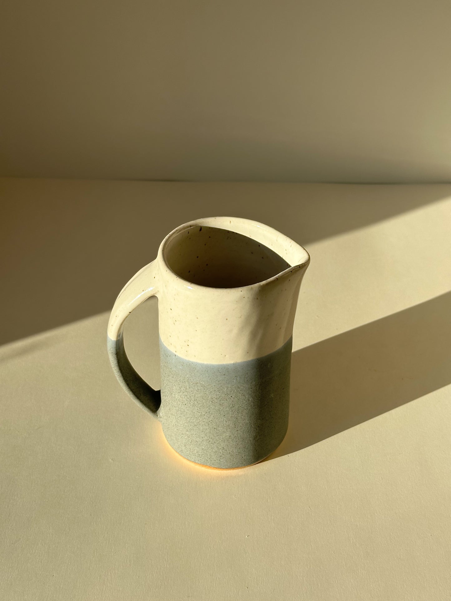 Small Cloudy Seaside Pitcher