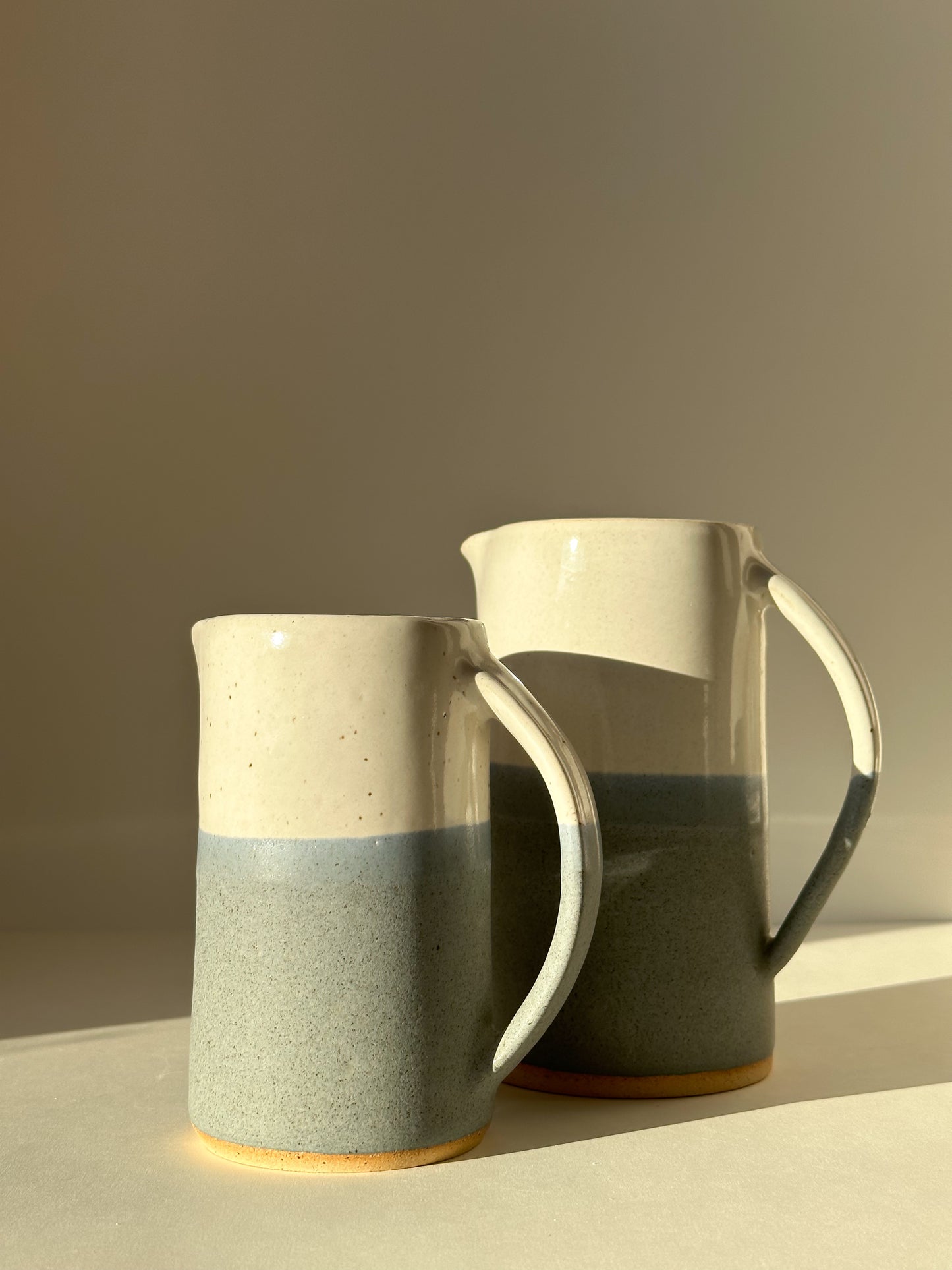 Small Cloudy Seaside Pitcher
