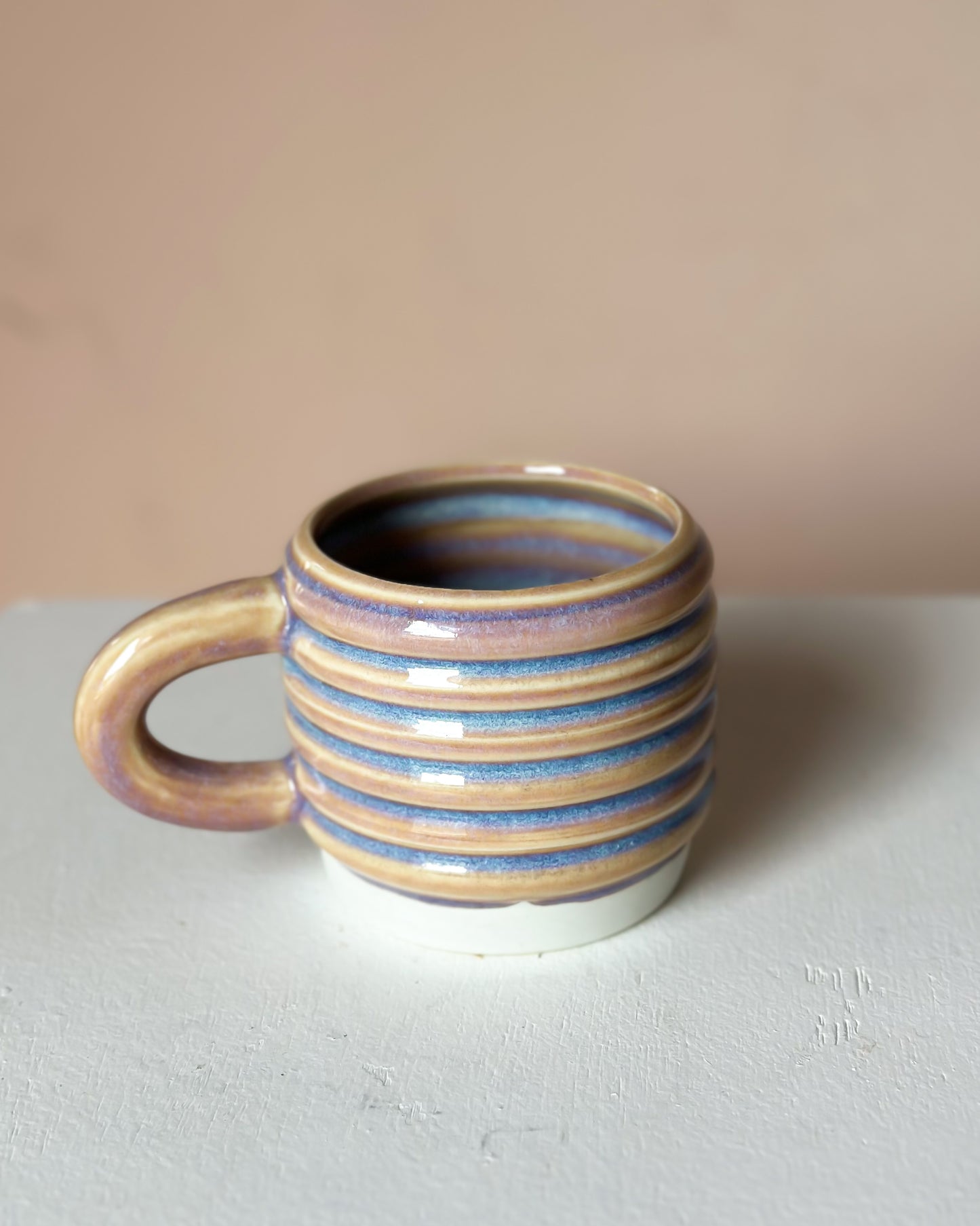 Sunset bubble mug & saucer (5)