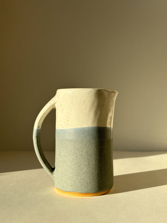 Small Cloudy Seaside Pitcher