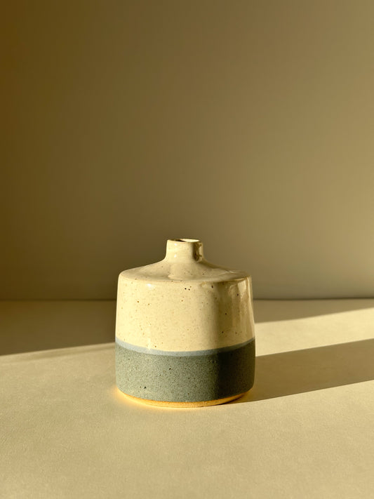 Cloudy Seaside Bud Vase
